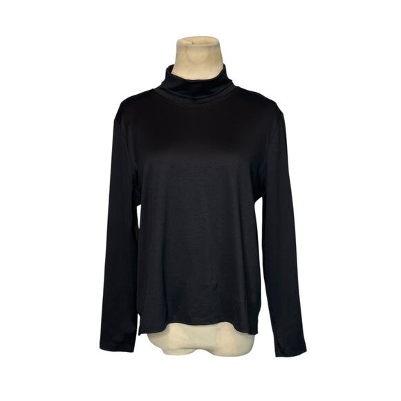 A'NUE LIGNE black long sleeves turtle neck top size Large - Picture 8 of 14